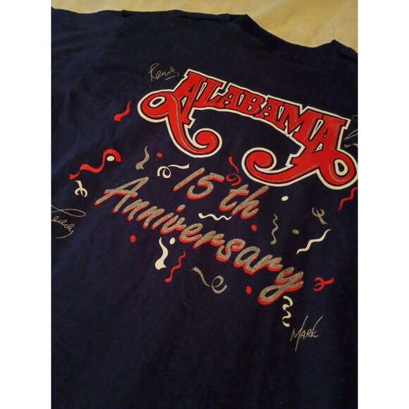 Vintage 1996 Alabama Band Fan Club T-Shirt size XL Double Sided - Picture 6 of 7